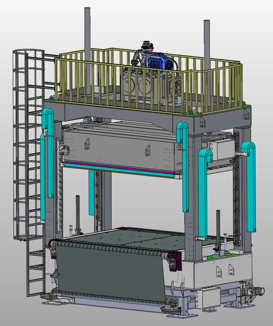 大台面立式液压裁断机